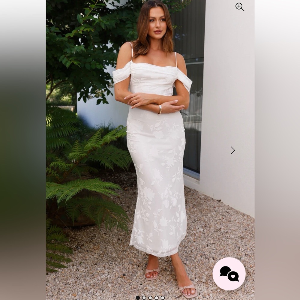 Hello Molly Cream Floral Dress